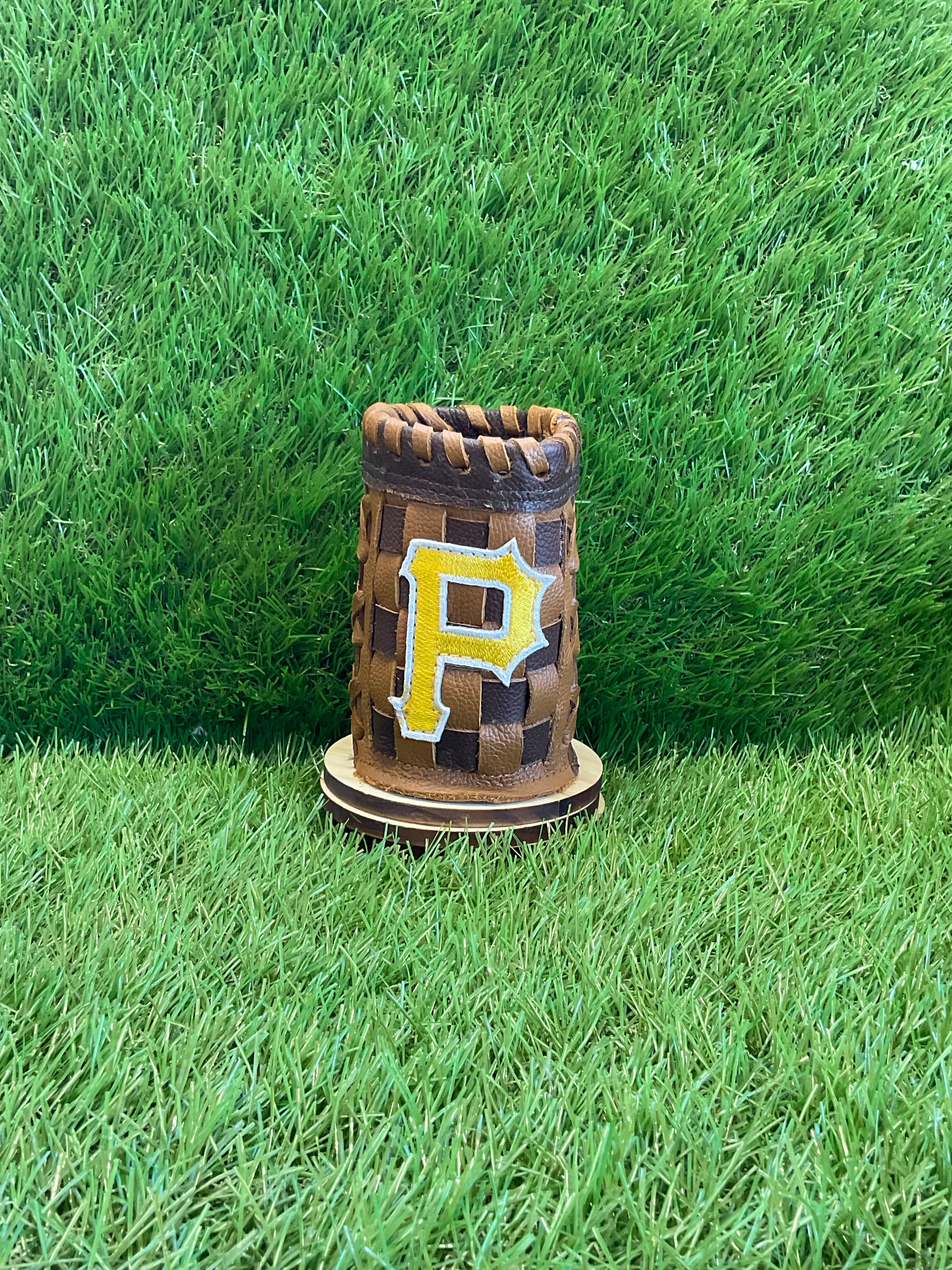 Pocket Coozie — Baseball Team Leather Coozie