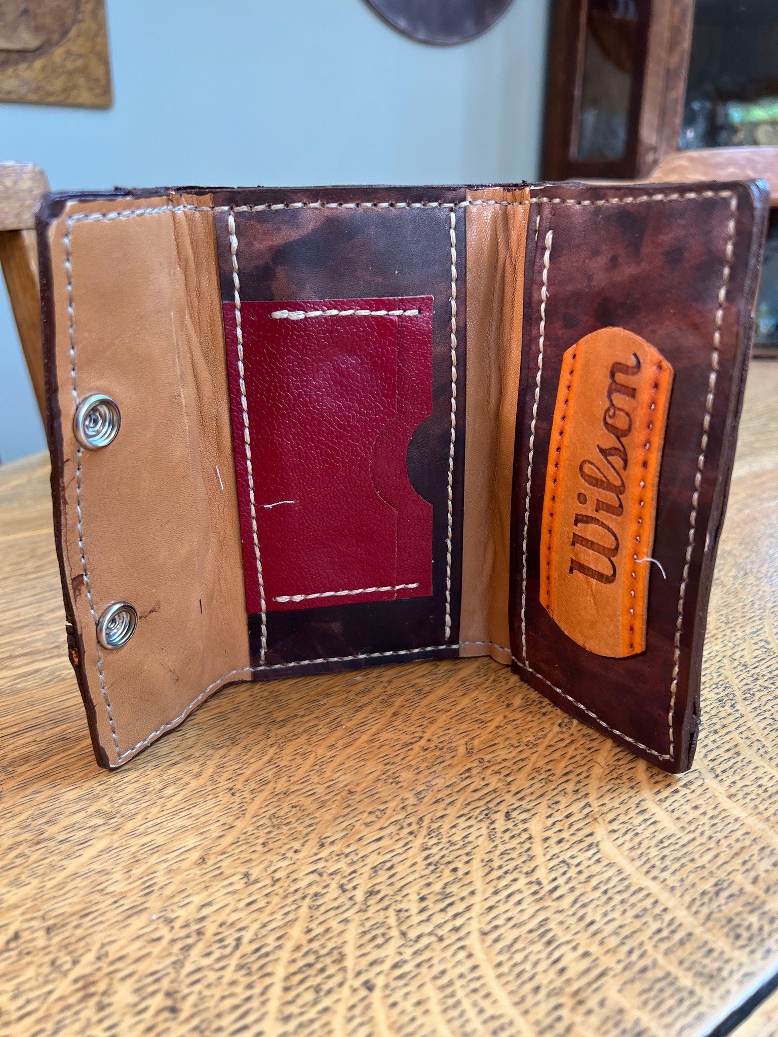 Ted Williams Baseball Glove Snap Wallet - Game Day Feels