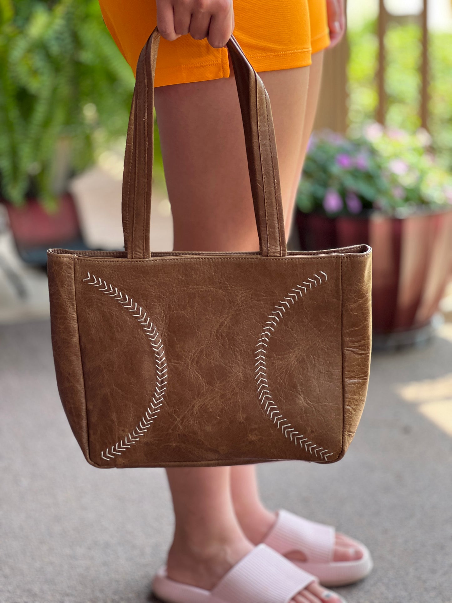 Brown Tote - New York Mets