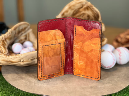 Vida Blue Wallet With ID Holder