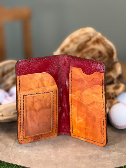 Vida Blue Wallet With ID Holder