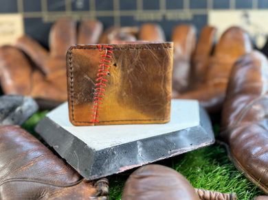 Catchers Mitt Inside Glove Leather Wallet