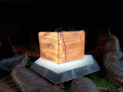 Catchers MItt Inside Leather Wallet