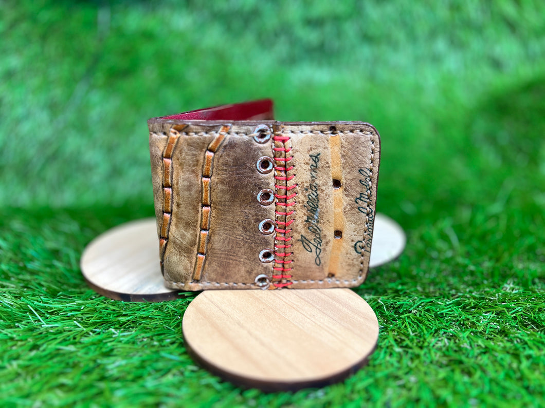 Ted Williams Weatherd and Worn Glove wallet