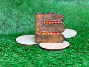 Vintage Baseball Glove Fingers Wallet