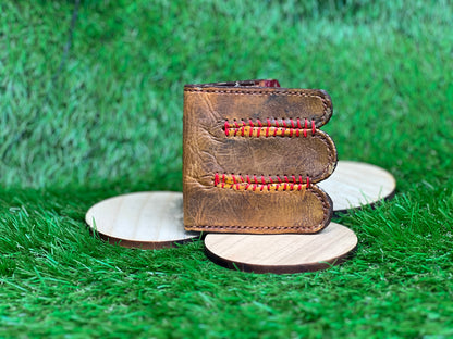 Vintage Baseball Glove Fingers Wallet