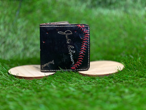 Jackie Robinson Black / Red Wallet