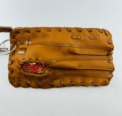 Wristlet - Rawlings Red Script on Gold