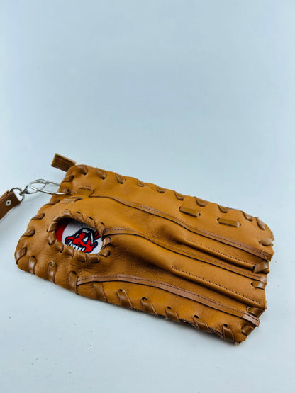 Wristlet - Cleveland Indians Wahoo Circle White Center