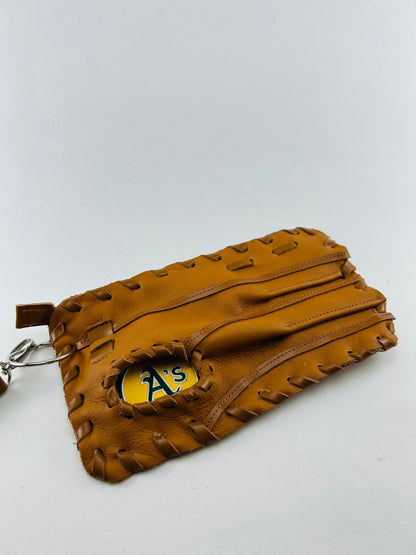 Wristlet - Oakland A's Circle Yellow Center