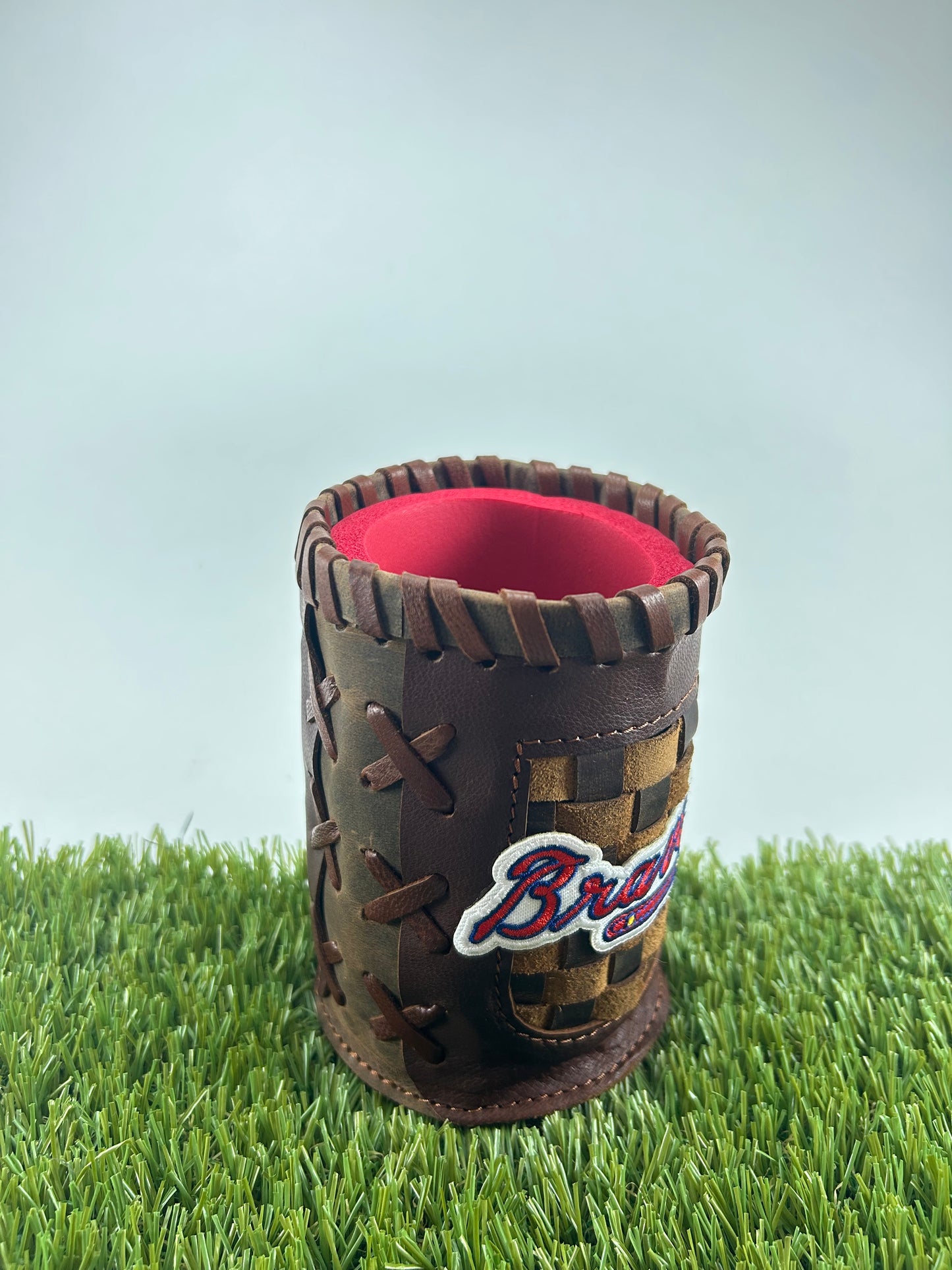Vintage Pocket Coozie - Atlanta Braves Script