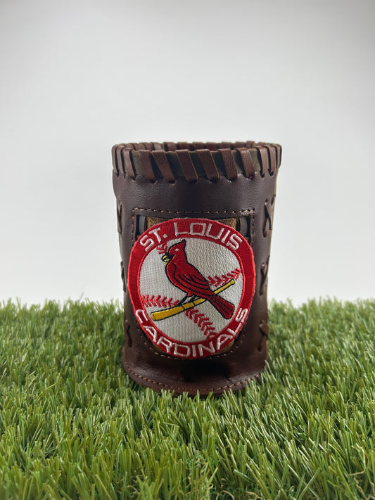 Vintage Pocket Coozie - St Louis Cardinal Baseball Emblem