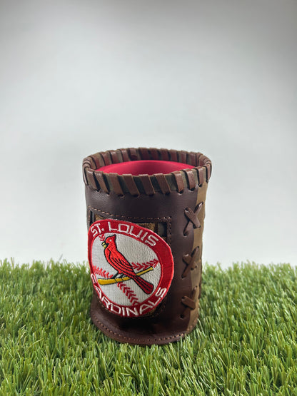 Vintage Pocket Coozie - St Louis Cardinal Baseball Emblem