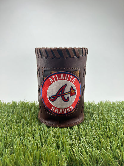 Vintage Pocket Coozie - Atlanta Braves A White Center Emblem
