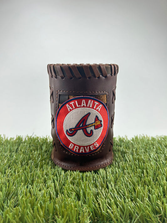 Vintage Pocket Coozie - Atlanta Braves A White Center Emblem