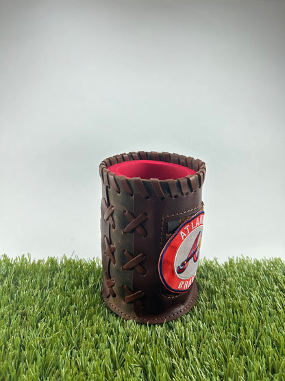 Vintage Pocket Coozie - Atlanta Braves A White Center Emblem