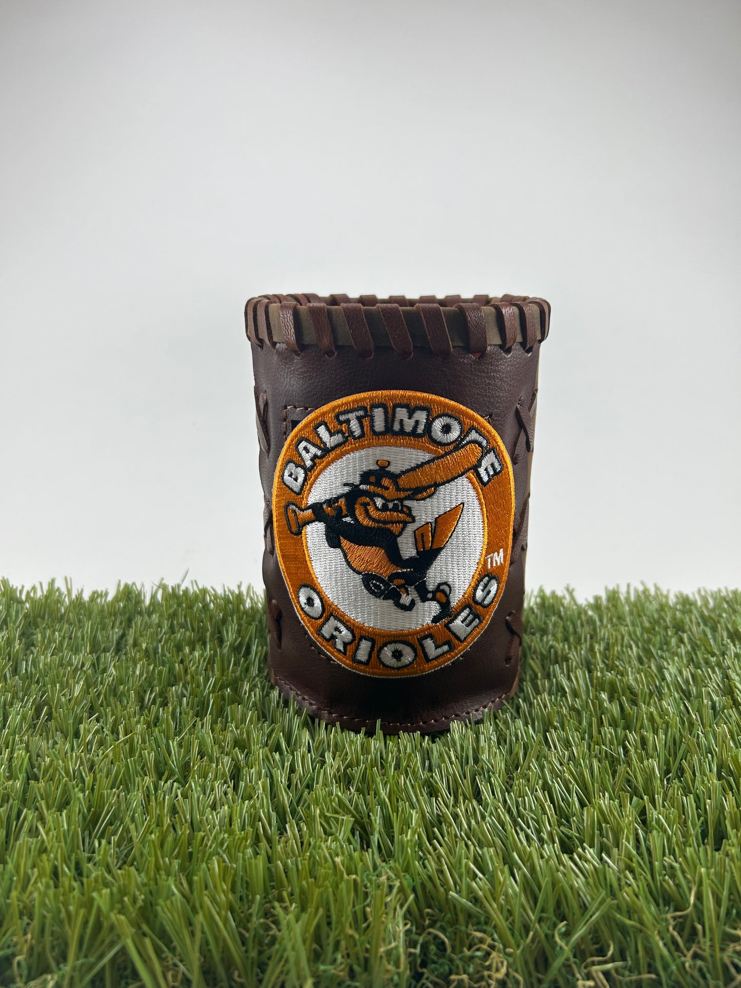 Vintage Pocket Coozie - Baltimore Orioles Bird Batting Circle
