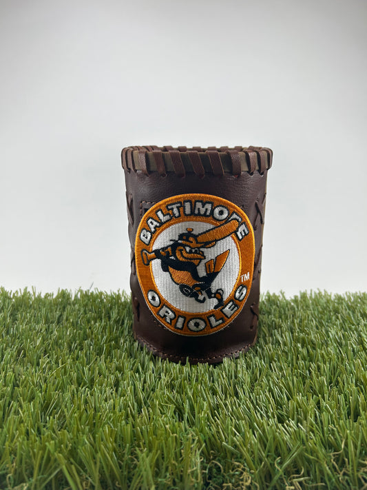 Vintage Pocket Coozie - Baltimore Orioles Bird Batting Circle