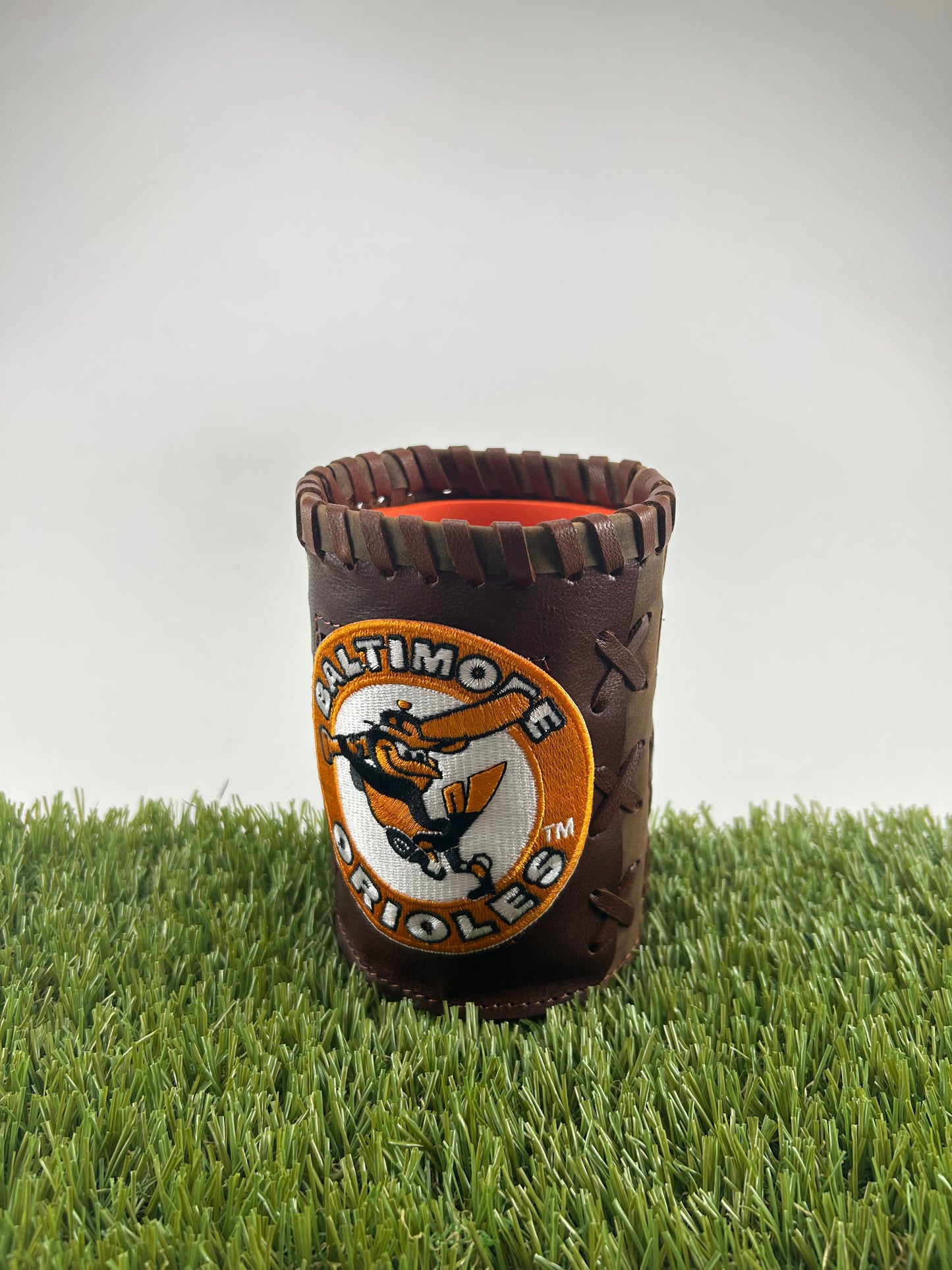 Vintage Pocket Coozie - Baltimore Orioles Bird Batting Circle