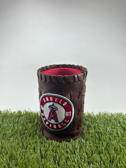 Vintage Pocket Coozie - Los Angeles Angels White Center Circle