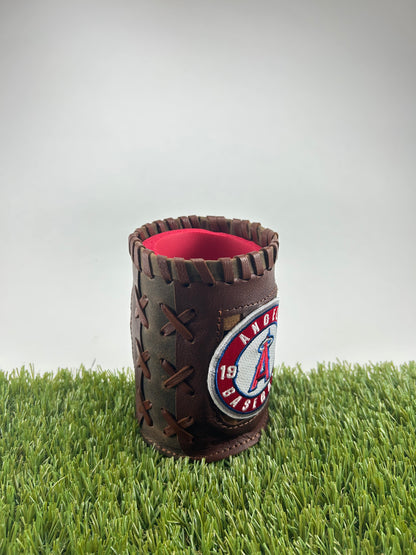 Vintage Pocket Coozie - Los Angeles Angels White Center Circle