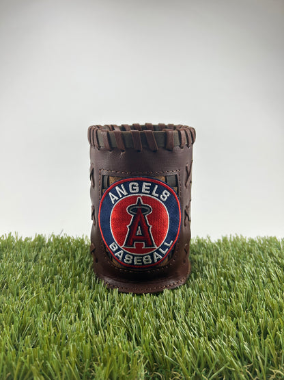 Vintage Pocket Coozie - Los Angeles Angels Red Center Circle