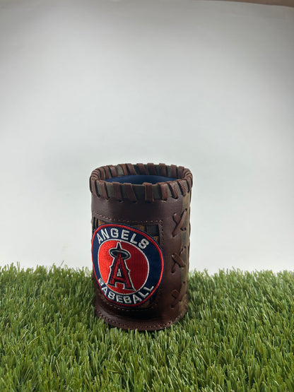 Vintage Pocket Coozie - Los Angeles Angels Red Center Circle