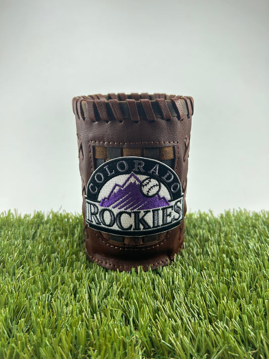Vintage Pocket Coozie - Colorado Rockies Black Emblem