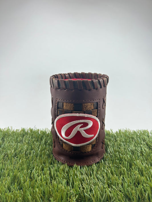 Vintage Pocket Coozie - Rawlings White R on Red