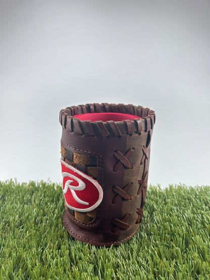 Vintage Pocket Coozie - Rawlings White R on Red