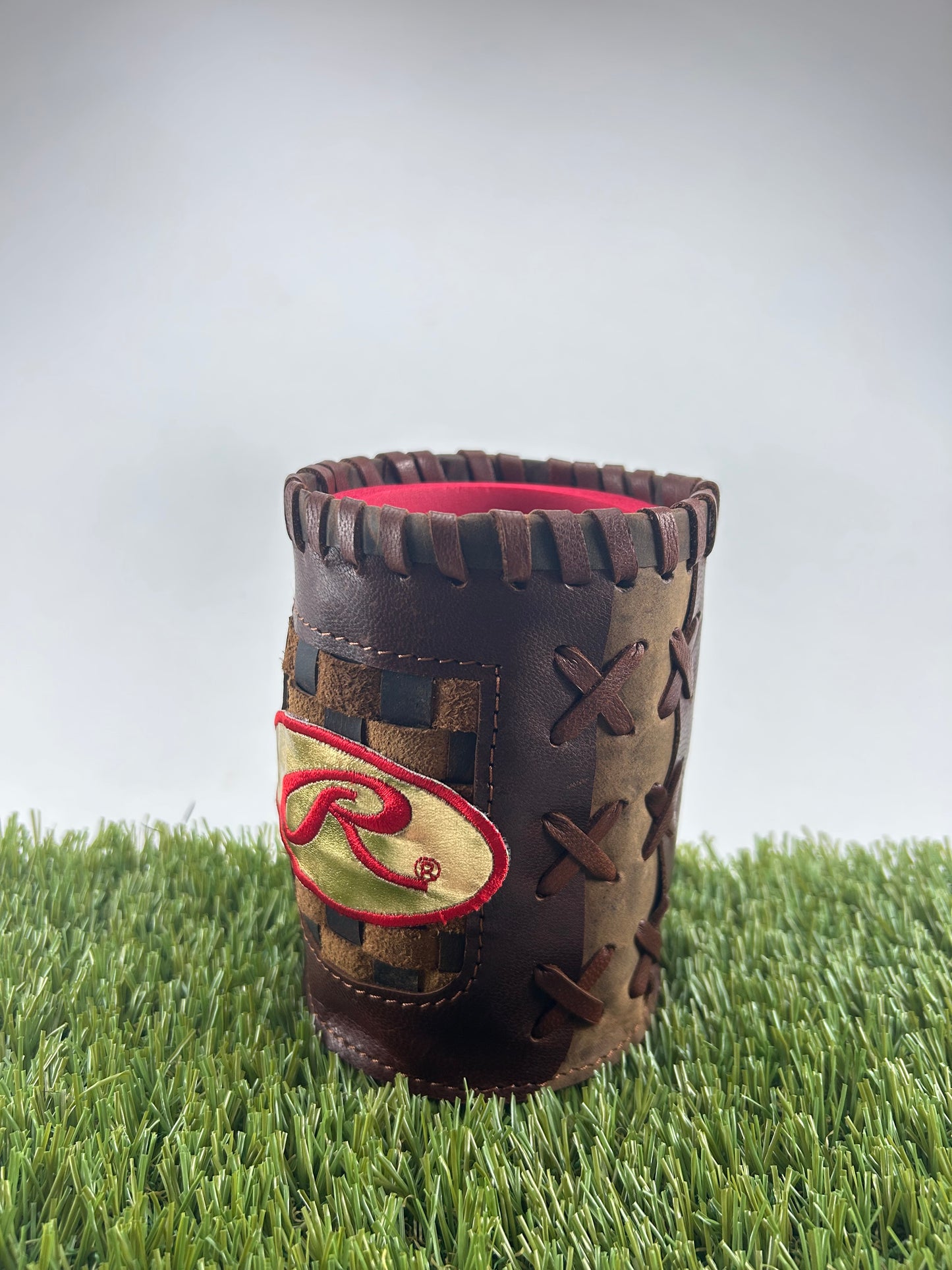 Vintage Pocket Coozie - Rawlings Red R on Gold