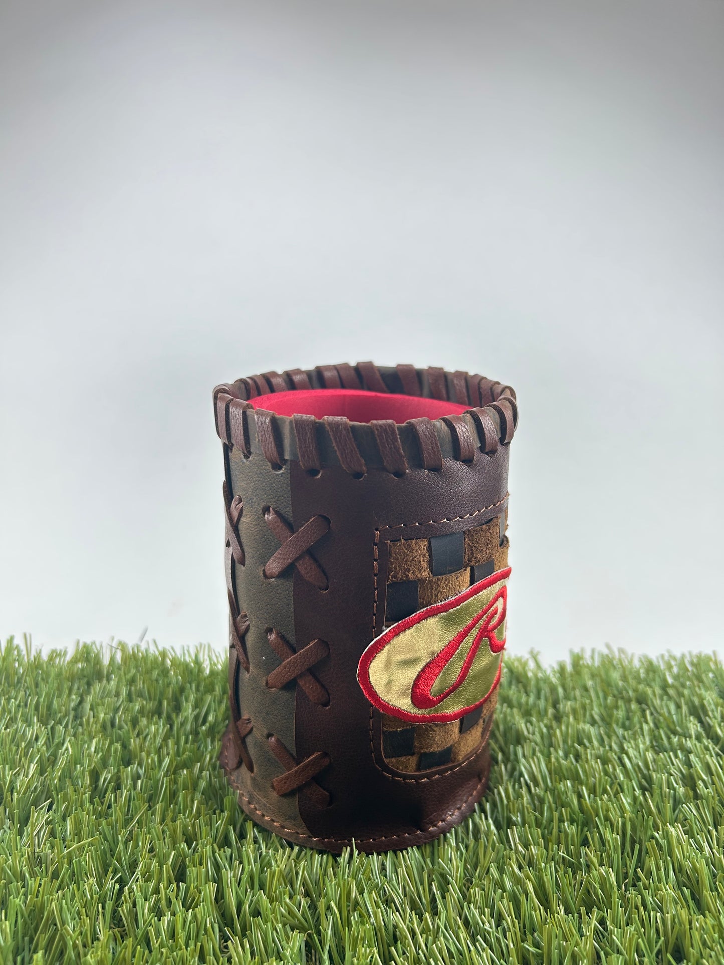 Vintage Pocket Coozie - Rawlings Red R on Gold