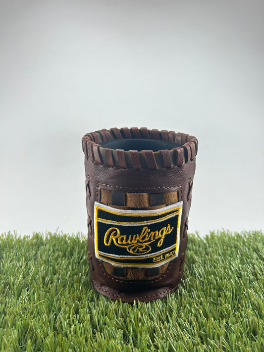 Vintage Pocket Coozie - Rawlings Gold Script on Black