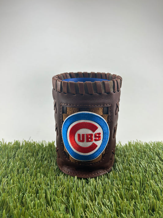 Vintage Pocket Coozie - Chicago Cubs Blue Outline Emblem