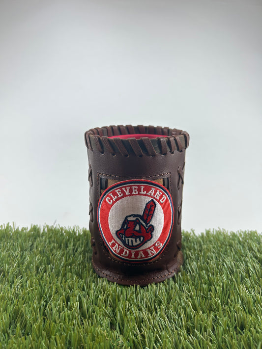 Vintage Pocket Coozie - Cleveland Indians Wahoo Emblem