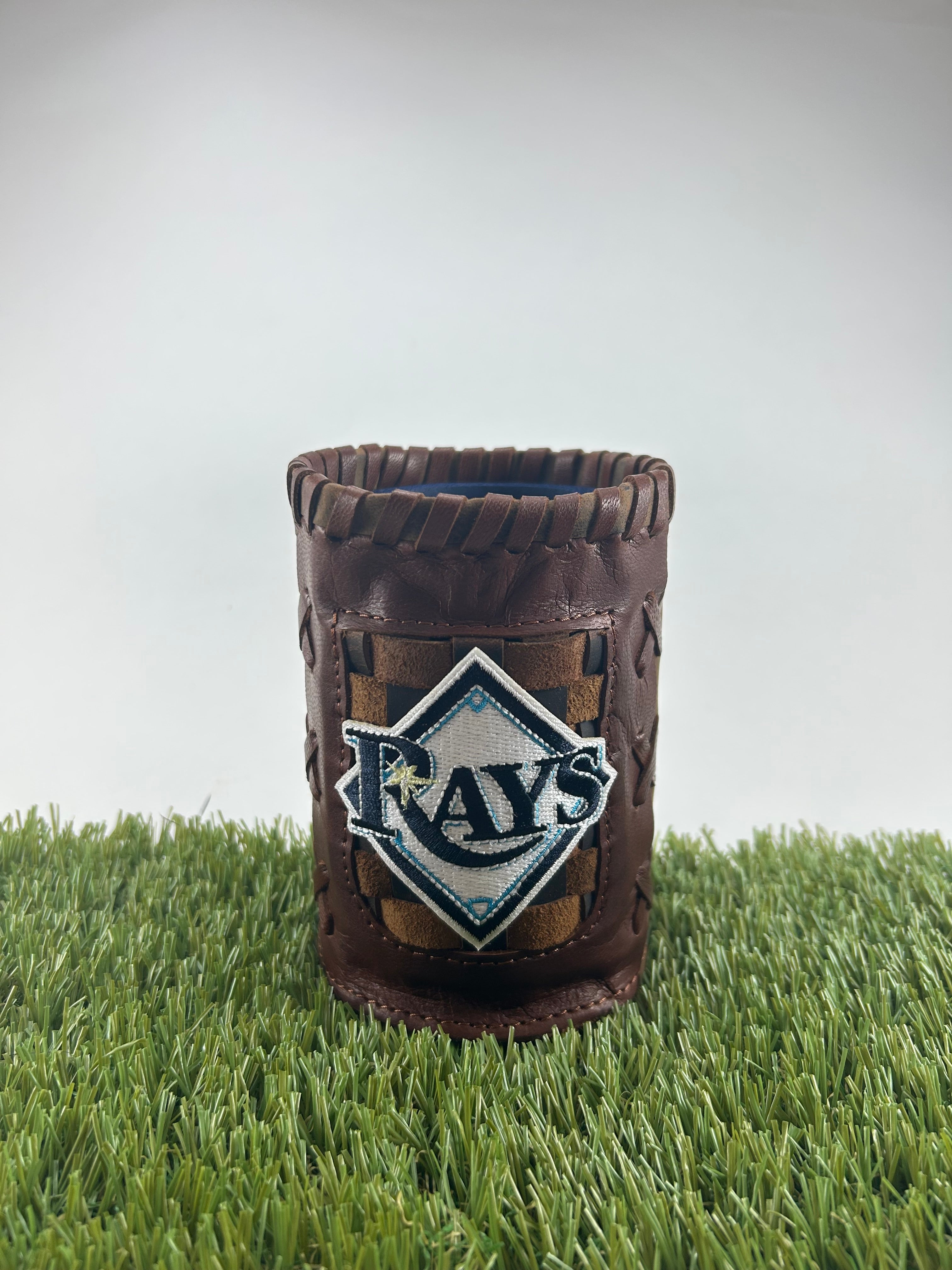 Pocket Coozie — Baseball Team Leather Coozie