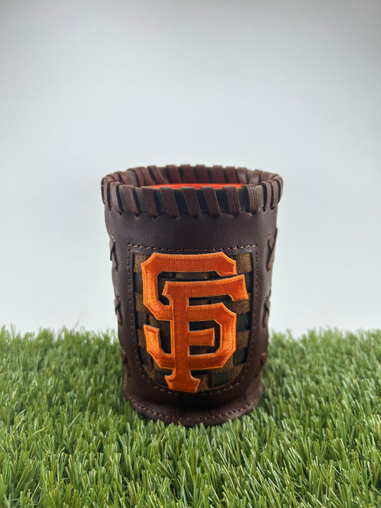 Vintage Pocket Coozie - San Francisco Giants Orange SF