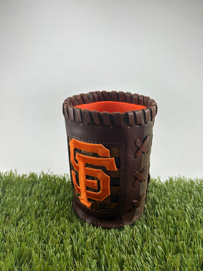 Vintage Pocket Coozie - San Francisco Giants Orange SF