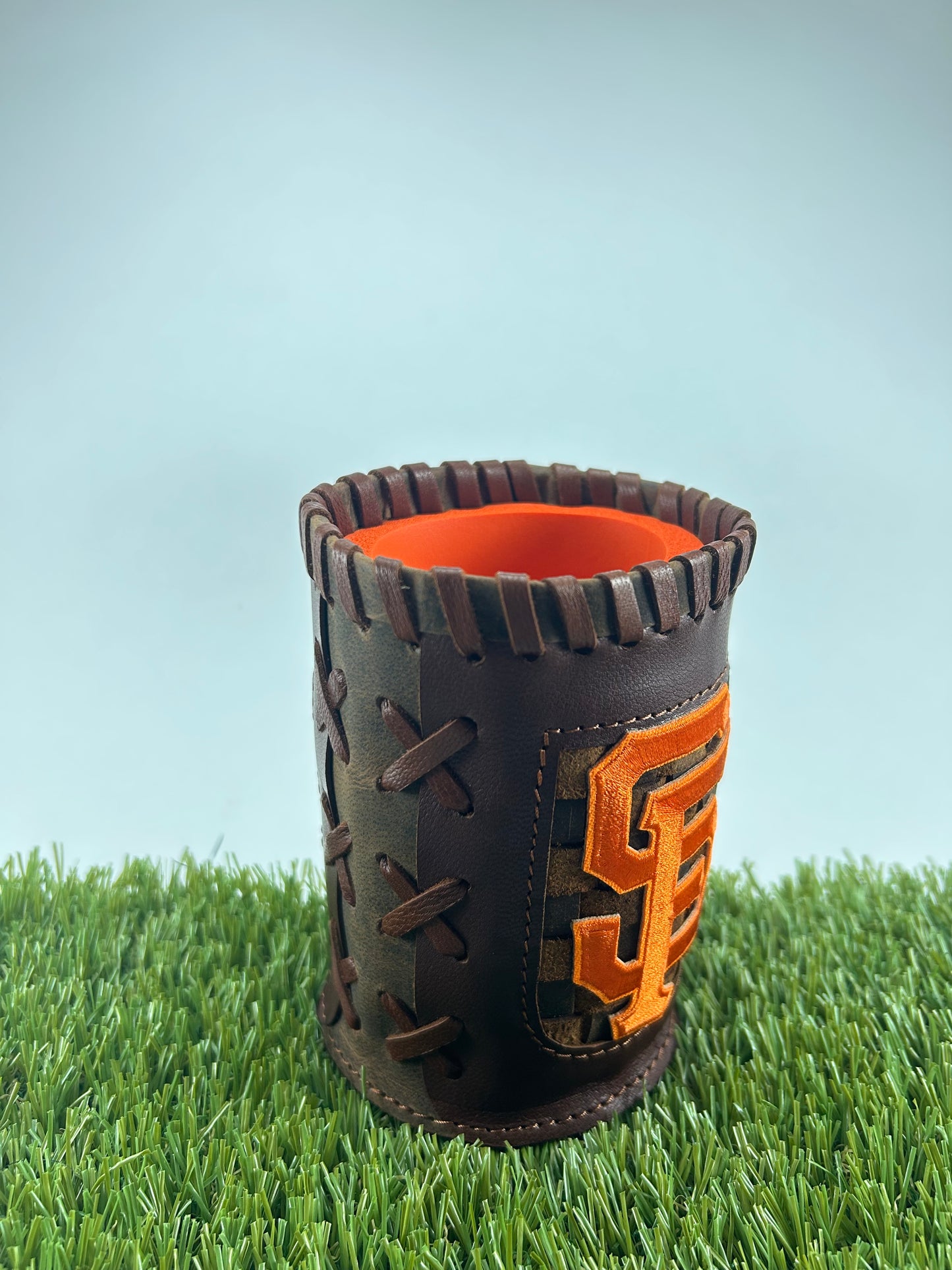 Vintage Pocket Coozie - San Francisco Giants Orange SF