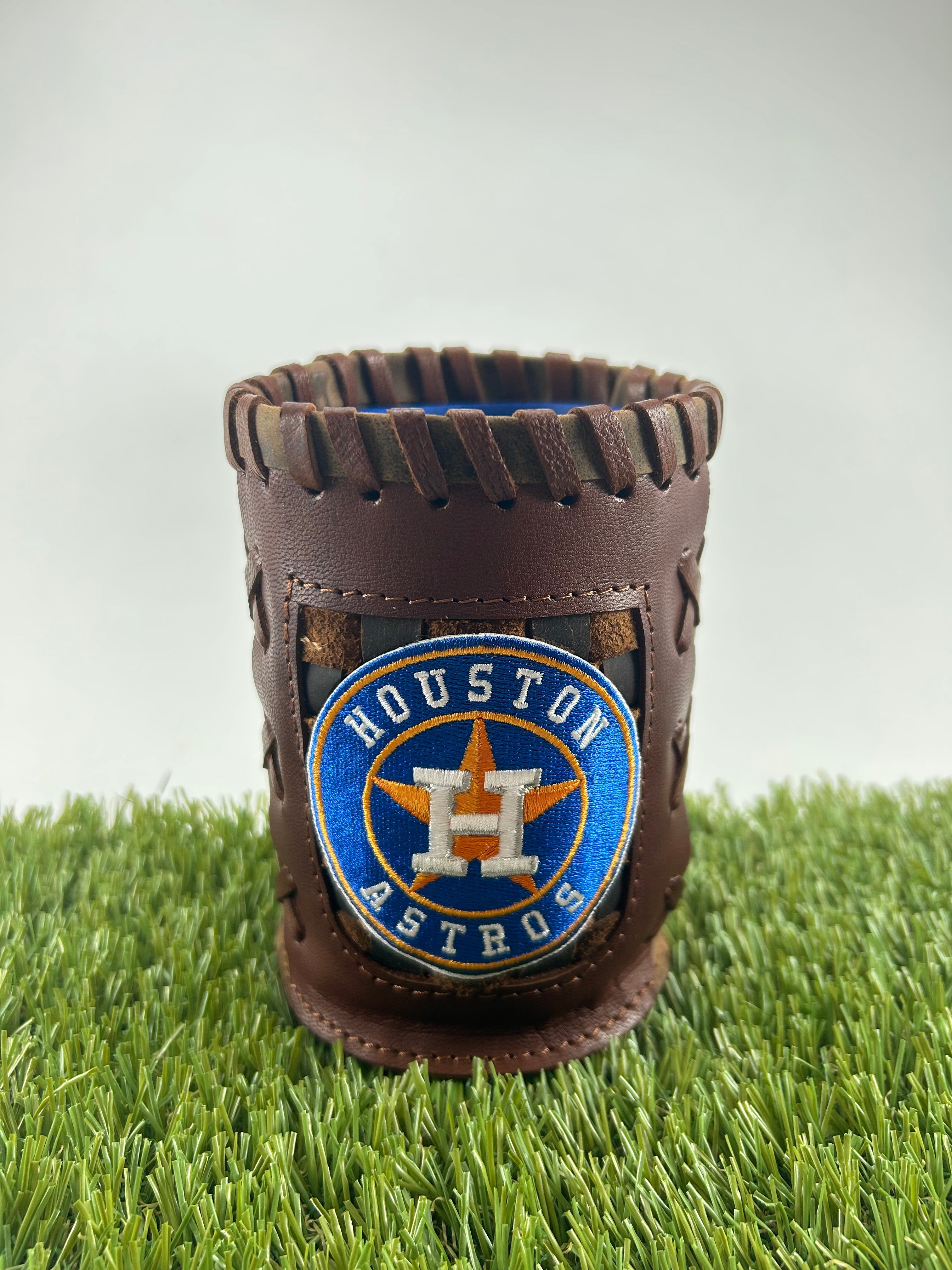 Pocket Coozie — Baseball Team Leather Coozie