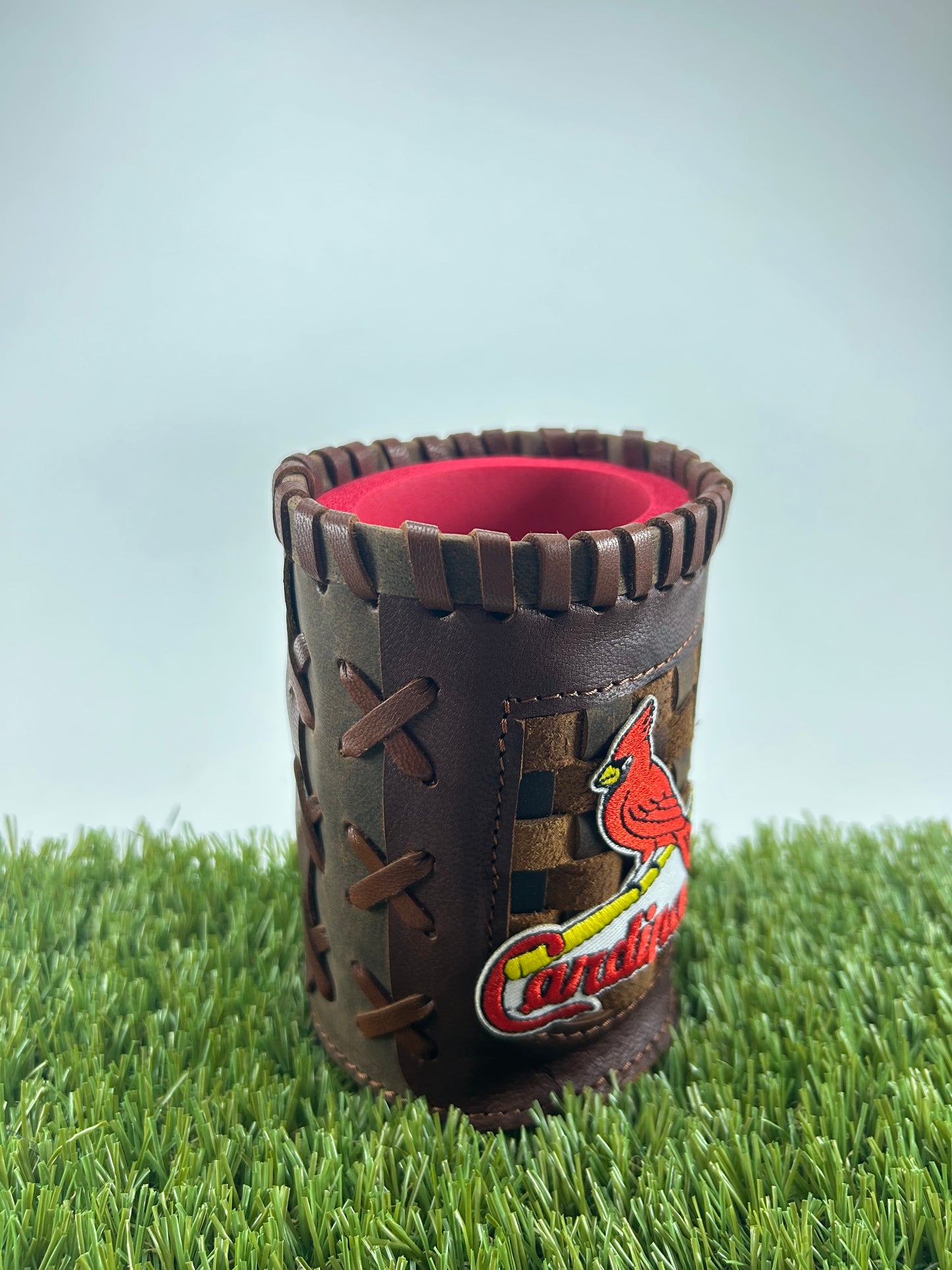 Vintage Pocket Coozie - St Louis Cardinals Bird on Bat