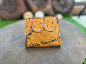 Rickey Henderson Stitched Fingers Wallet