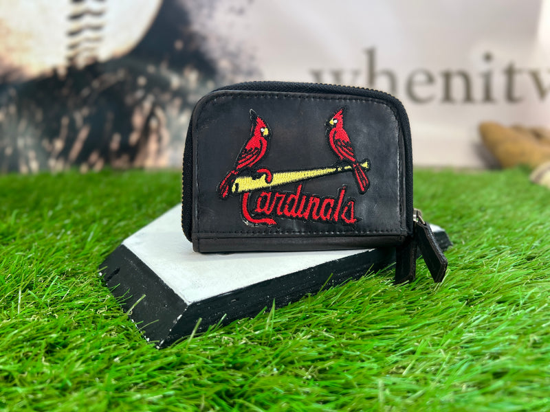 The Batter Up: Wrist Wallet (Licensed St. Louis Cardinals Print)