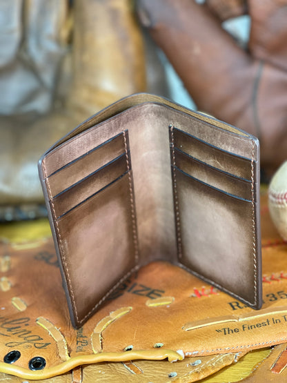 Willie Mays Carved Leather Art Wallet