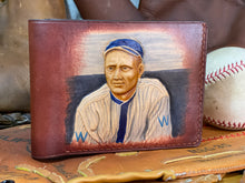 Walter Johnson Carved Leather Art Wallet