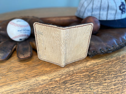 Cowboy Boot Leather Card / Cash Wallet.