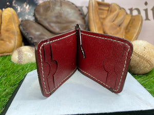 Vintage Glove Leather Money Clip Card Wallet