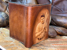 Babe Ruth Carved Leather Art Wallet