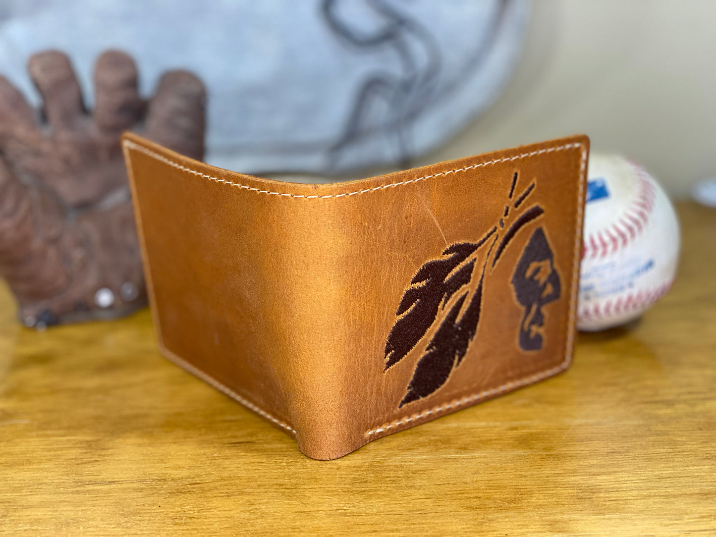 Nokona Stampede Wallet Natural