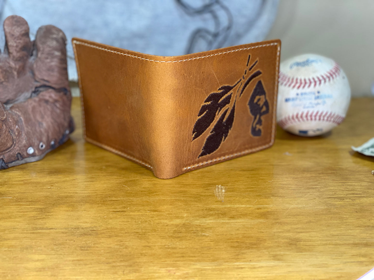 Nokona Stampede Wallet Natural